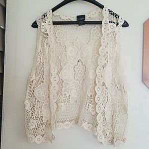 Crochet Lace Vest